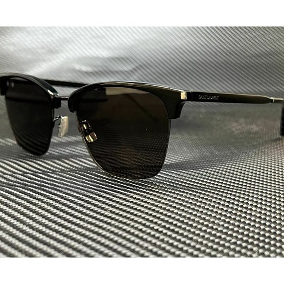 Saint Laurent Blacked Out Men's Sunglasses - Picture 1 of 4
